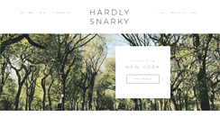 Desktop Screenshot of hardlysnarky.com